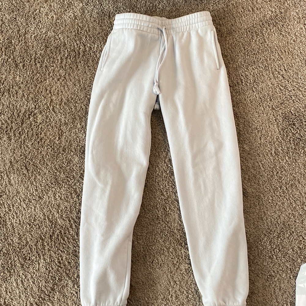 Aritizia TNA CozyAF Fleece Sweatpants Mirror Blue Thick Cozy